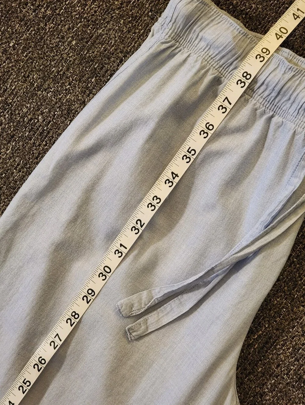 💙Banana Republic💙 - Blue Two-Piece Cotton Pajama PJ Lounge Set w/Navy Piping